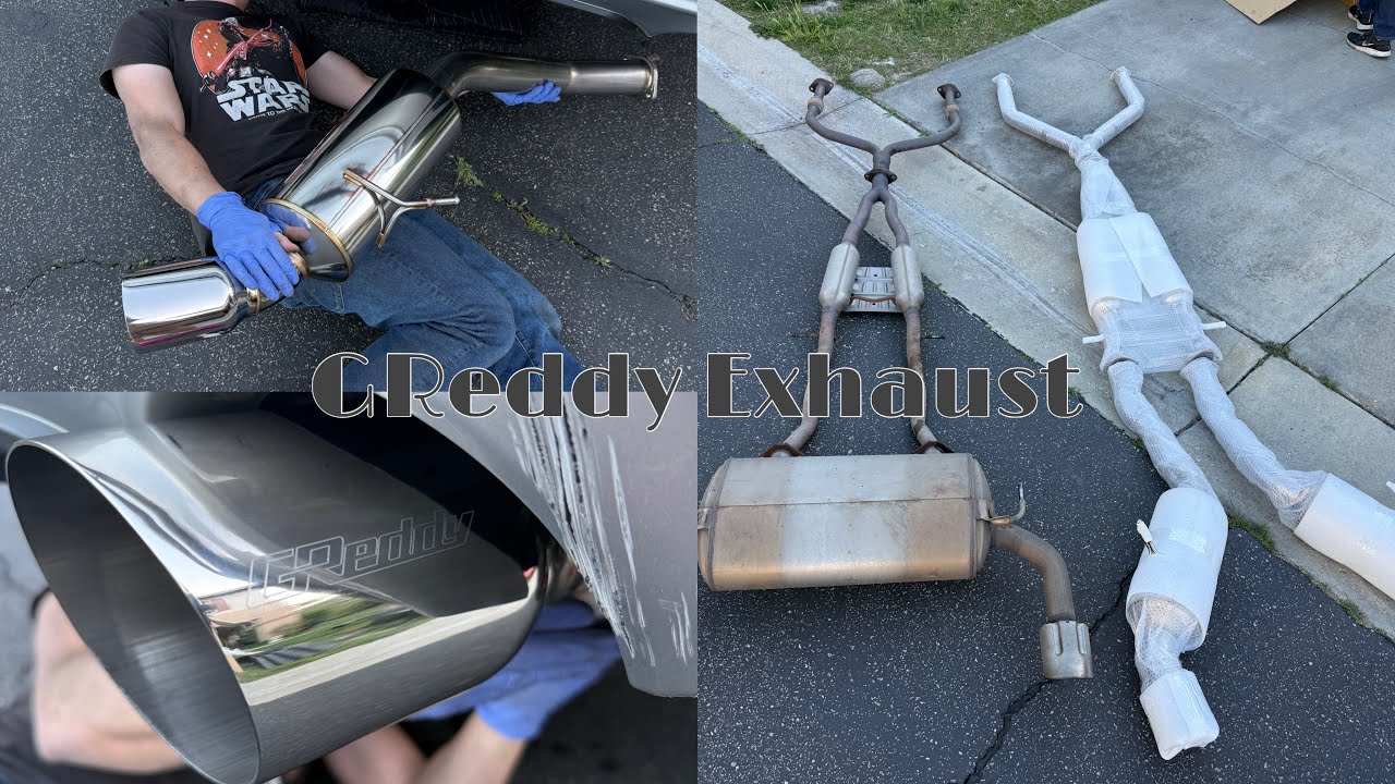 INSTALLING A NEW GREDDY EXHAUST SYSTEM ON MY INFINITI Q50
