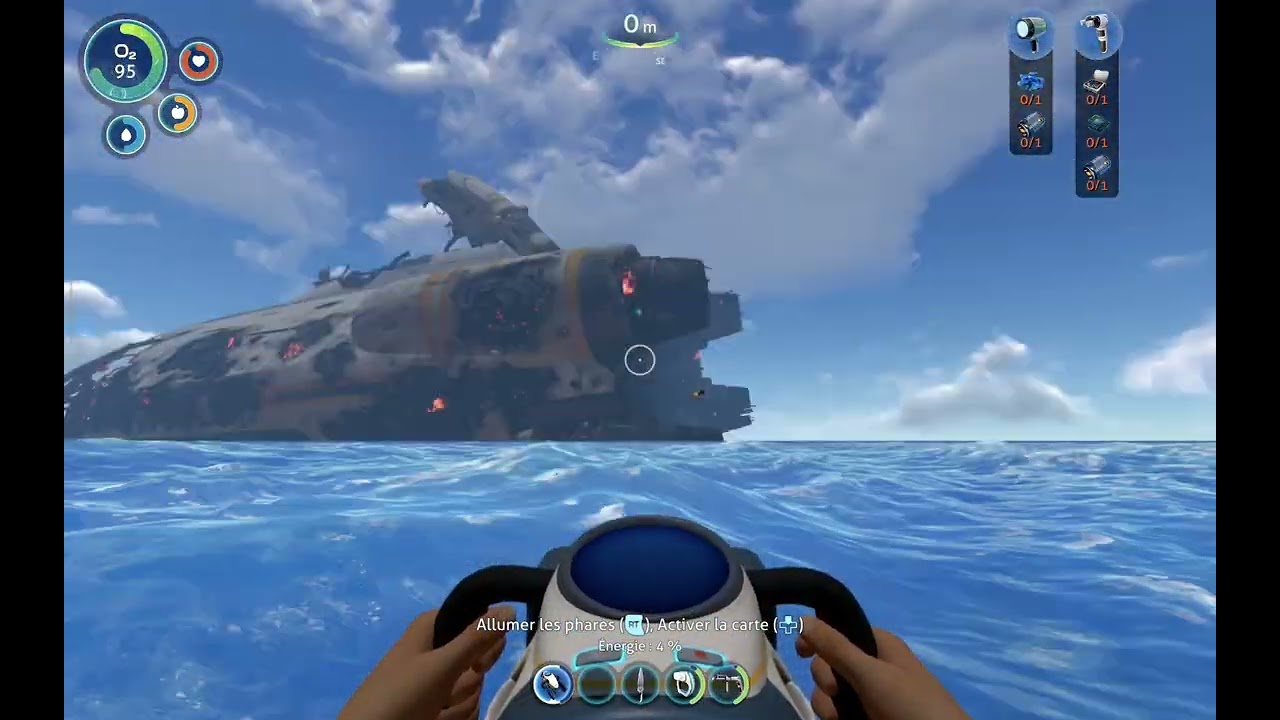 Learning languages with games SUBNAUTICA on Android/iOS Pt#6 (English/French)