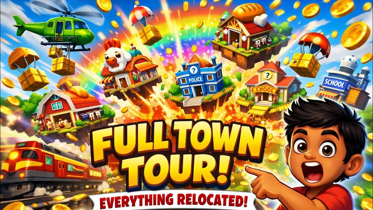 INSANE Township Tour! I Relocated EVERY Factory, Farm & Building (Full Town Walkthrough)