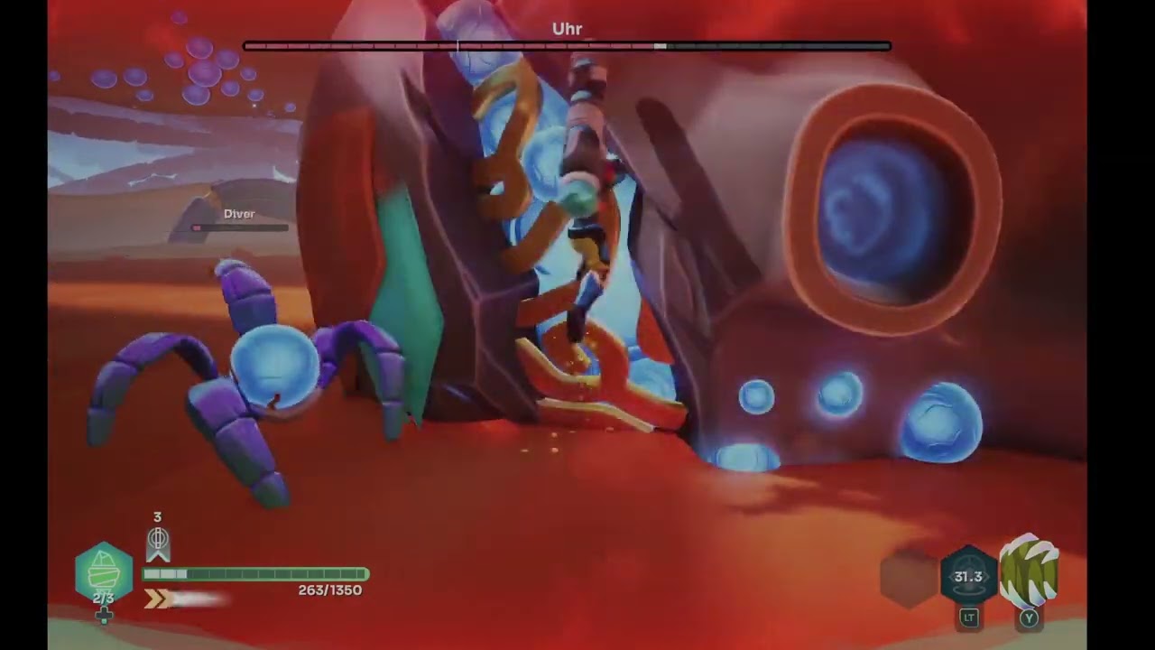 Uhr boss fight in Godbreakers Demo