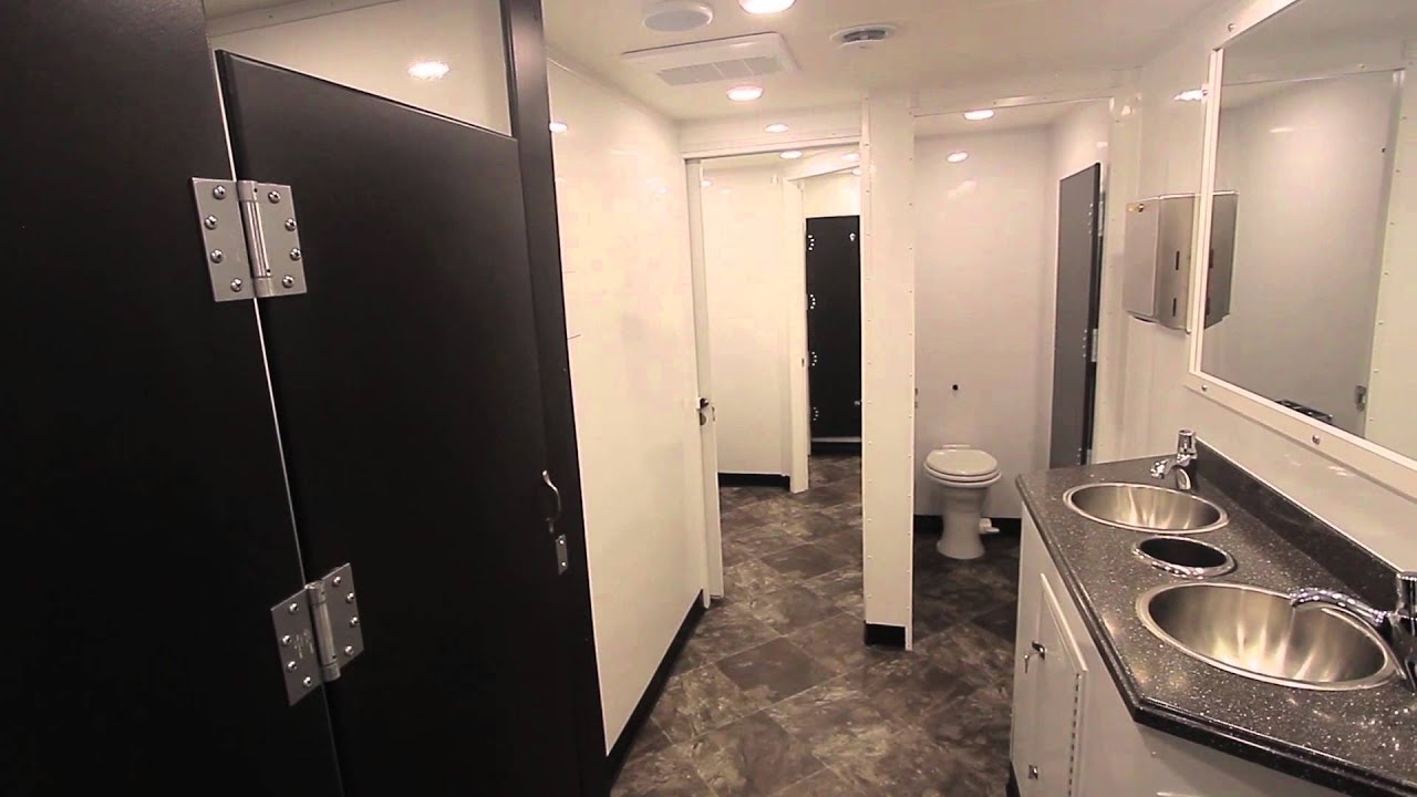 Portable Restrooms Trailer | Portable Restrooms Trailer For Sale | 6 Station Convertible