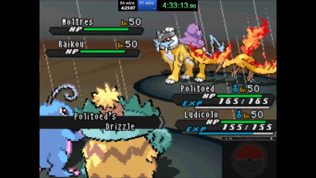 Politoed + Ludicolo Rain Team [Battle Subway Doubles 1 - 100 Wins]