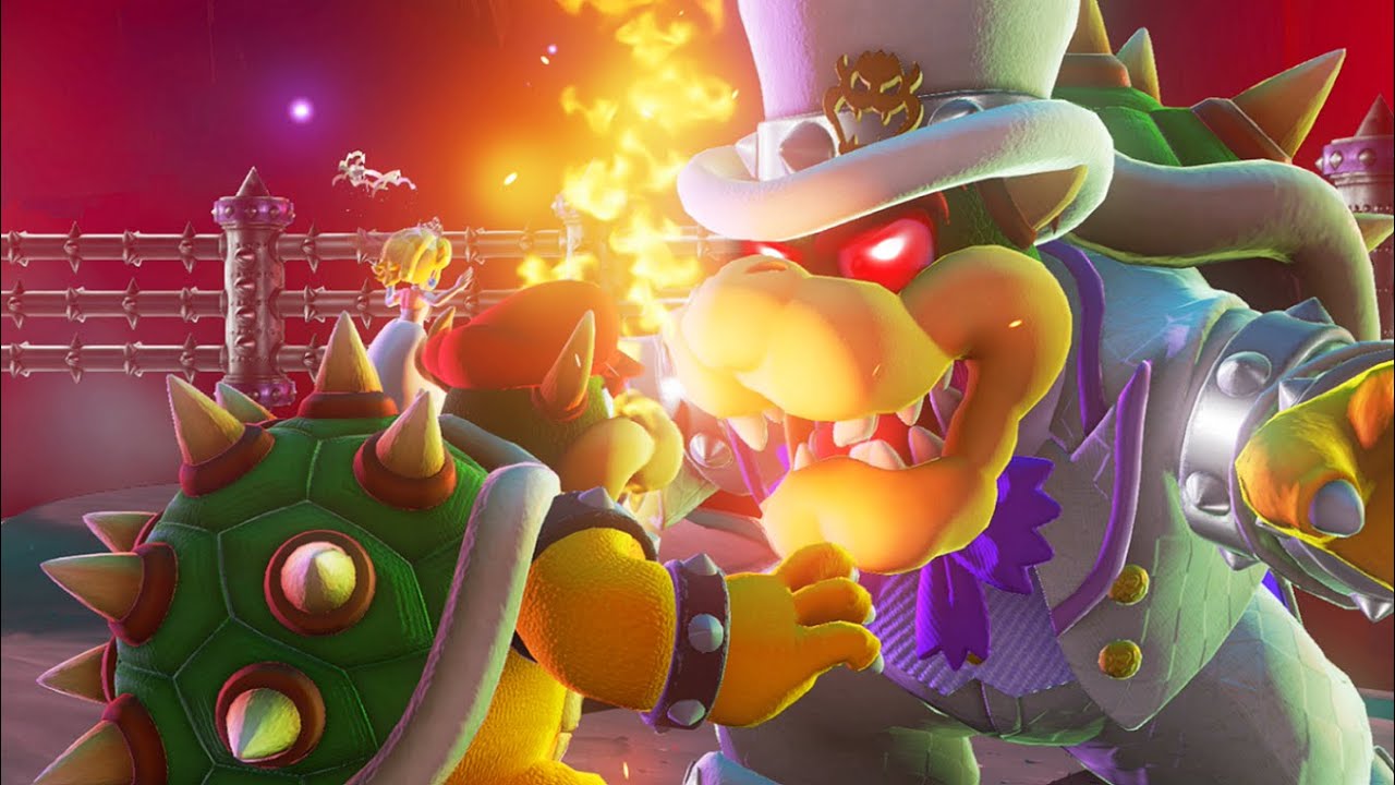 What If Bowser Fights EVERY Boss in Super Mario Odyssey?
