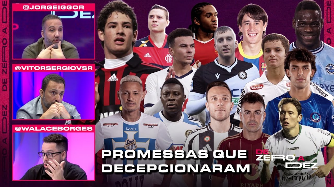 QUAL FOI A PROMESSA MAIS DECEPCIONANTE DO FUTEBOL? | DE ZERO A DEZ
