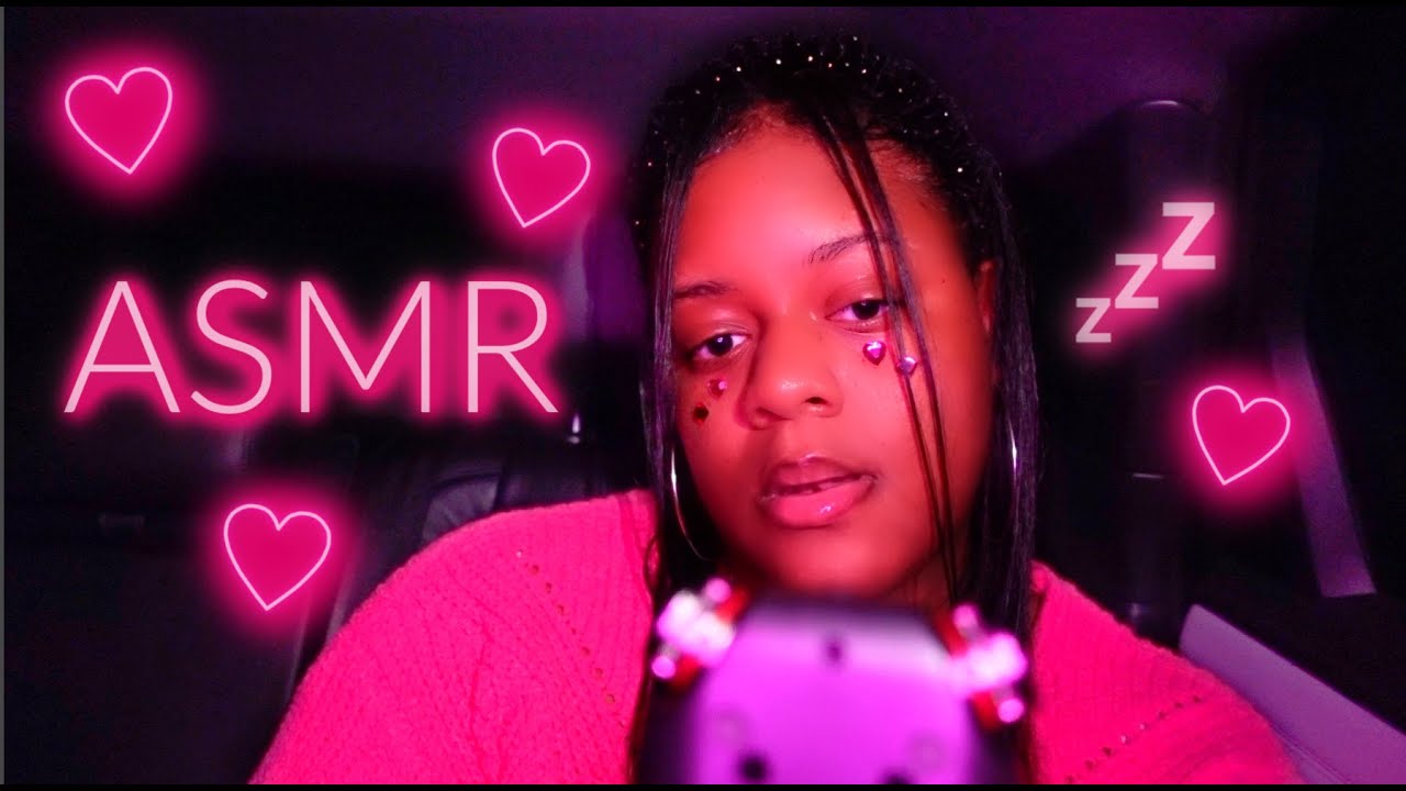 ASMR but we're in the back of my car..💗🌸✨{tascam tingles, mouth sounds, brain melting..💕🤤✨}