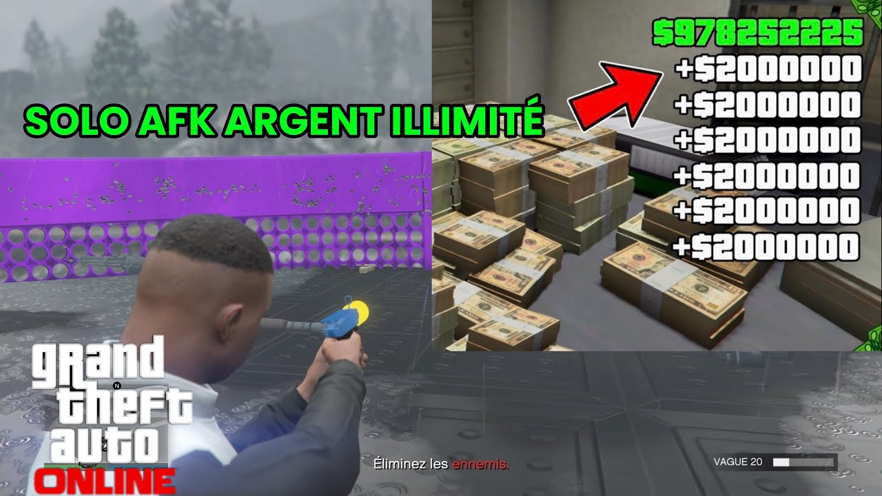 GLITCH AFK ARGENT ET RP EN ILLIMITÉ SUR GTA 5 ONLINE 1.72 