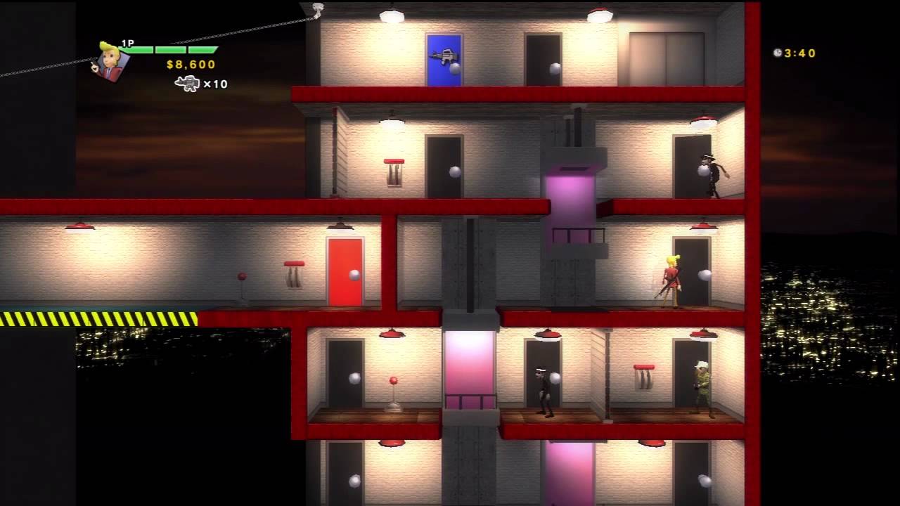 Elevator Action Deluxe Stage 6-1 through 6-5 All Gold Medals