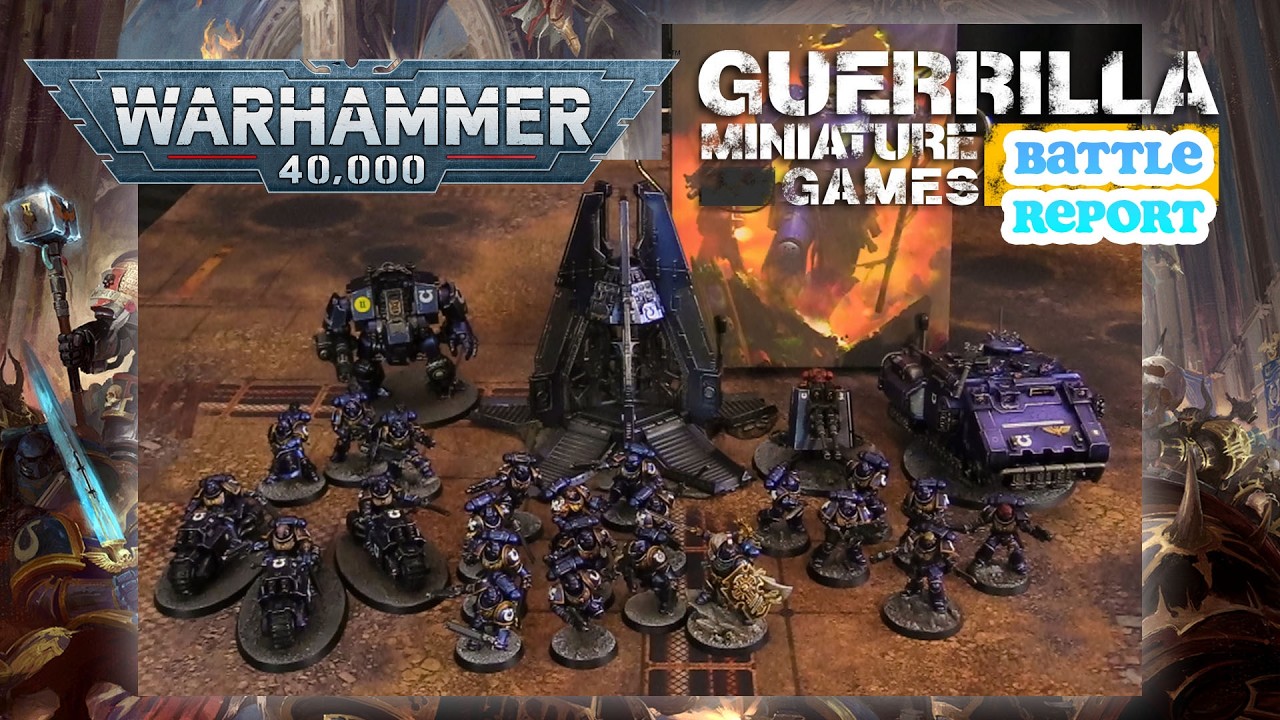 Warhammer 40k Battle Report - NEW Space Marines vs. NEW Orks!