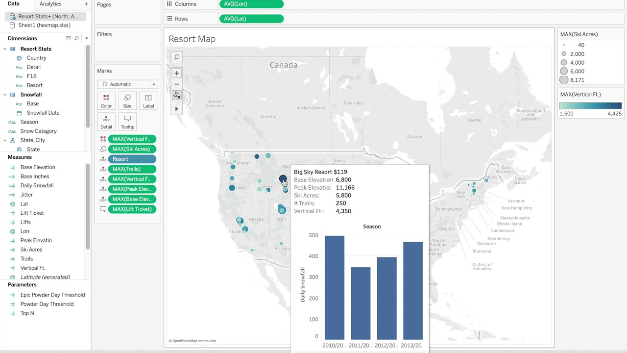 Tableau 10.5 Viz in Tooltip DEMO