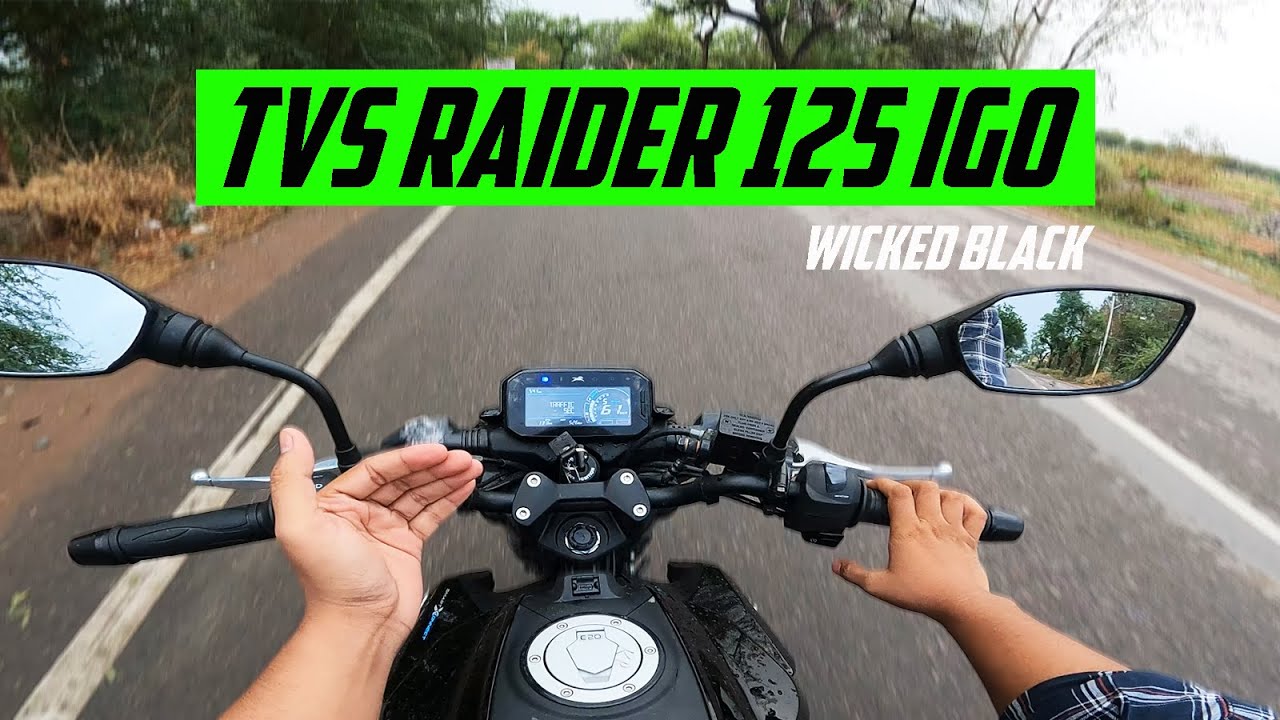 TVS Raider 125 iGo Wicked Black Real Life Ride Review | Different From The Hurds Of 125cc 😱