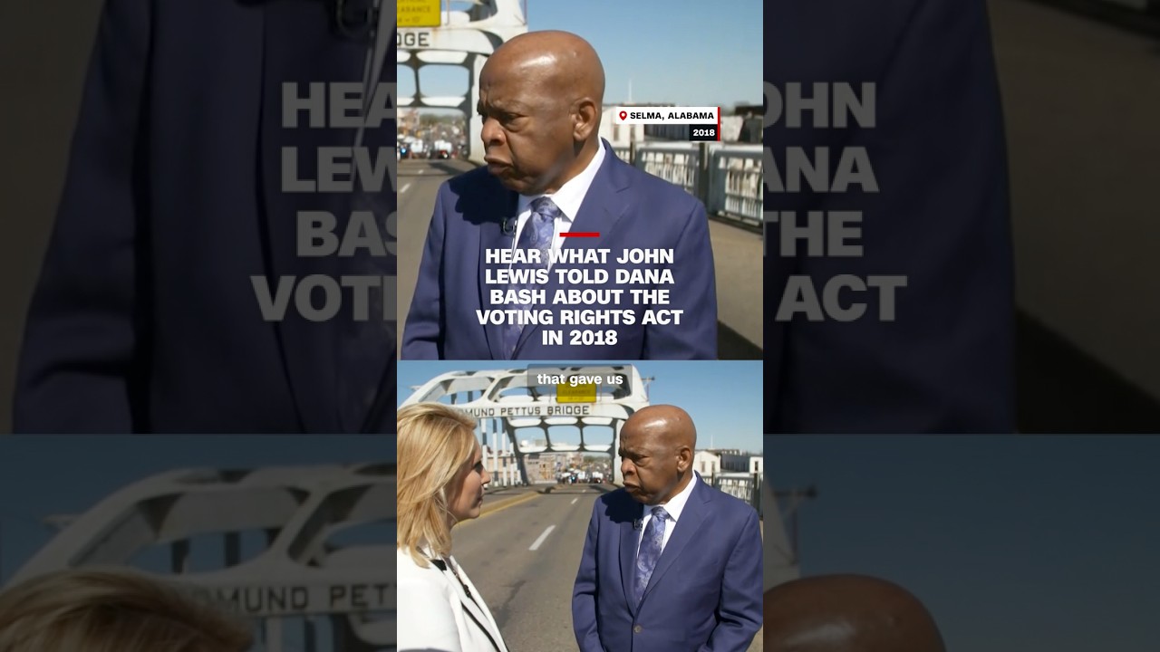 Hear what John Lewis told Dana Bash about the Voting Rights Act in 2018