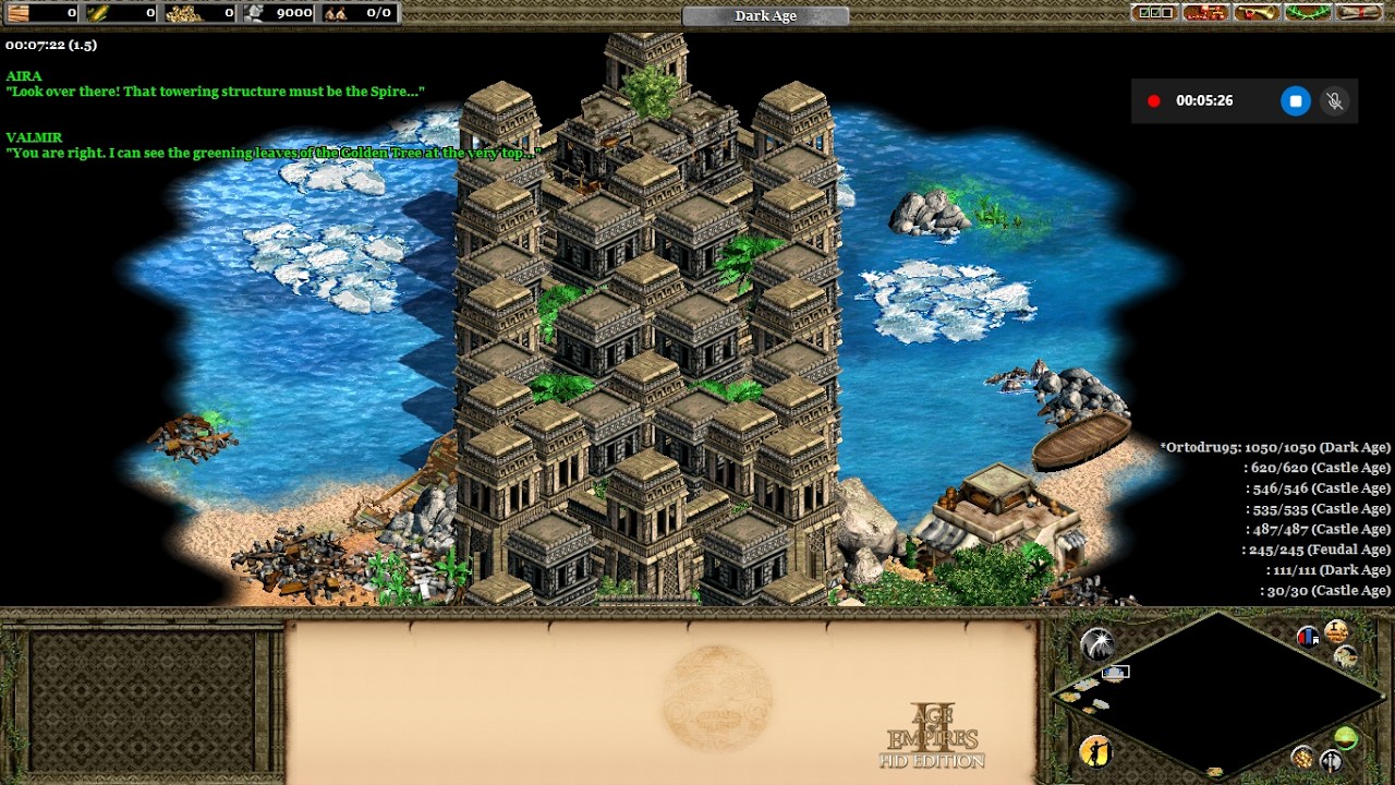 Age of empires 2 custom scenario: Fabula fatalis - Prelude (cinematic) (No commentary)