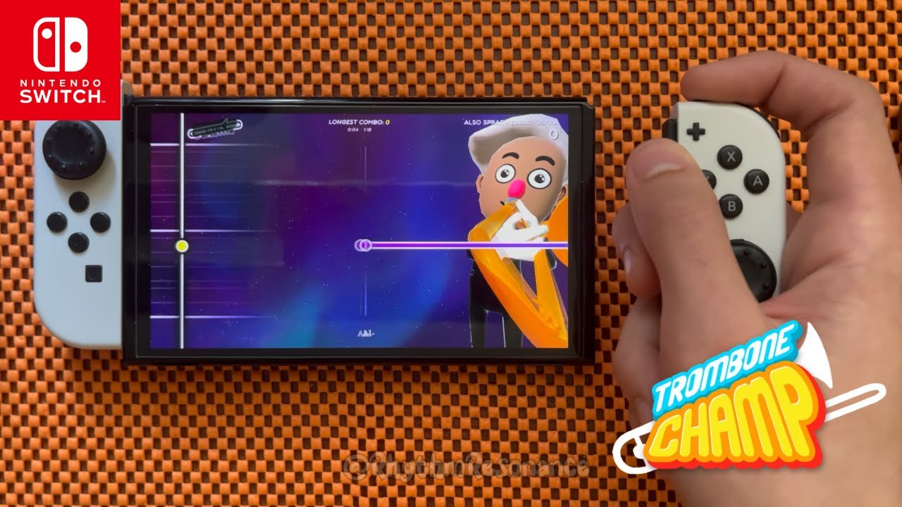 Also Sprach Zarathustra - Tilt Control (S-rang) | Trombone Champ - Nintendo Switch (HandCam)