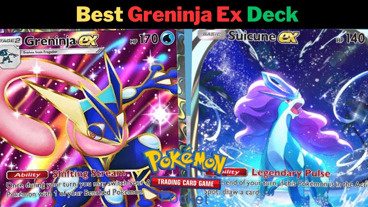 ЛУЧШАЯ КОЛОДА СУИКУН ГРЕНИНДЖИ ЭКС! (с листом колоды) - Pokemon TCG Pocket