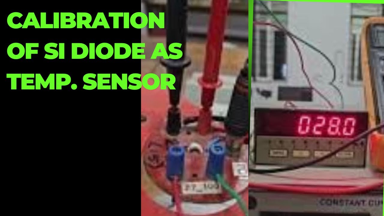 Calibration of Si diode as temperature sensor / MSc Physics Practical 1st Semester