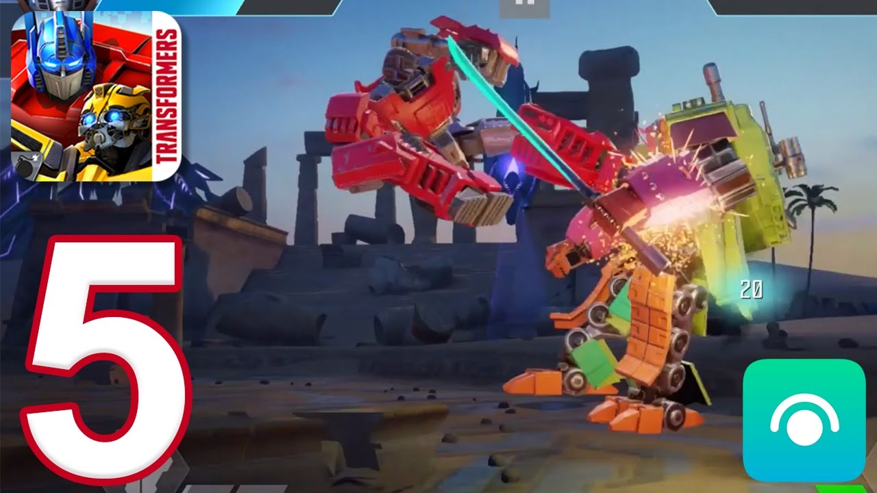 TRANSFORMERS: Forged to Fight - Gameplay Walkthrough Part 5 - Act 1 (iOS, Android)