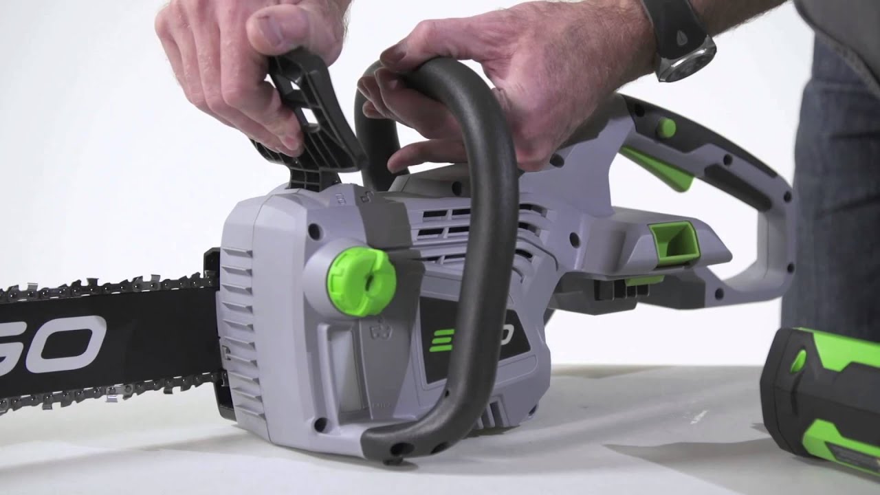 How to replace the bar and chain on the EGO Power+ Chain Saw