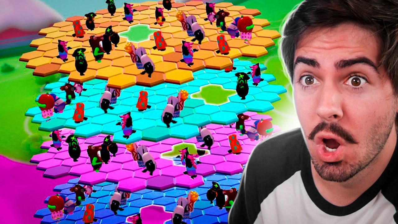 60 JOGADORES NESSA FINAL!? É POSSÍVEL!? FALL GUYS