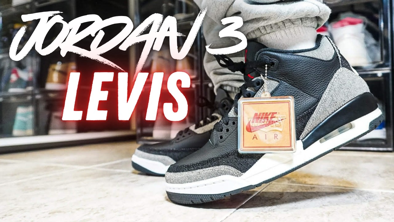 AIR JORDAN 3 x LEVIS BLACK Review / ¿Mejor que el Black Cement? Calidad,Detalles,Opinión