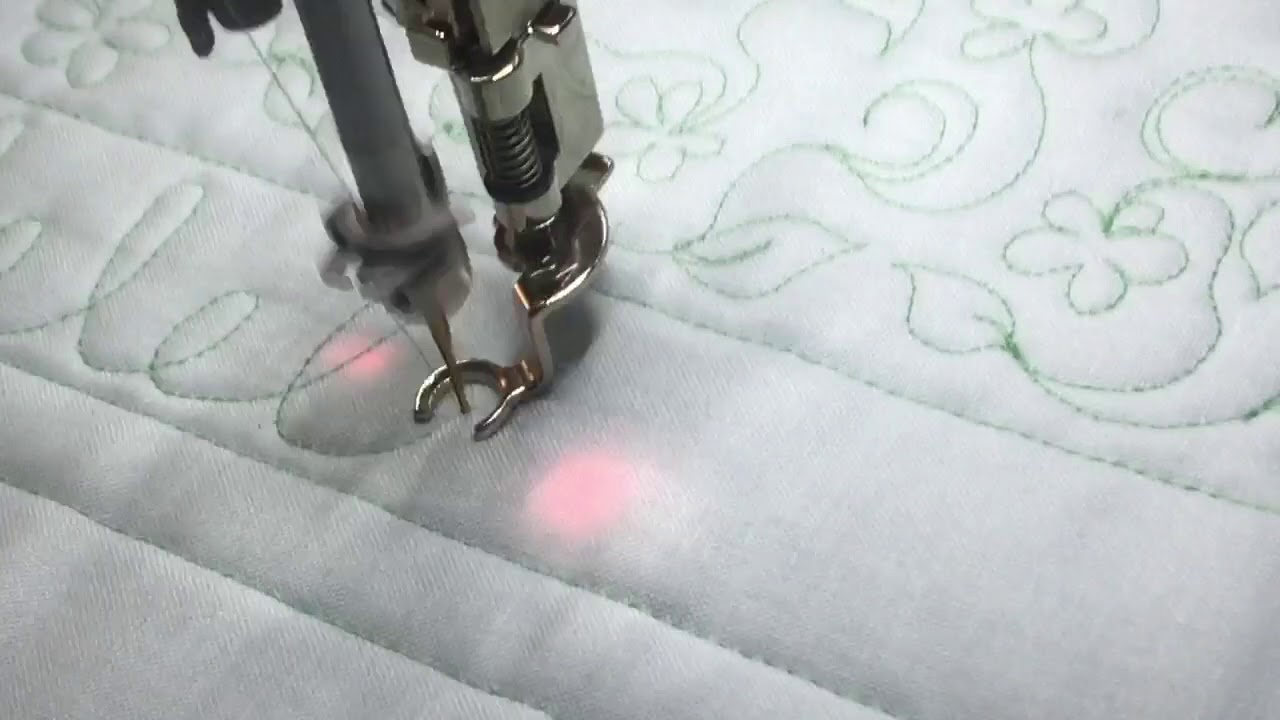Free-Motion Quilting Ideas: Simple Sashing Designs