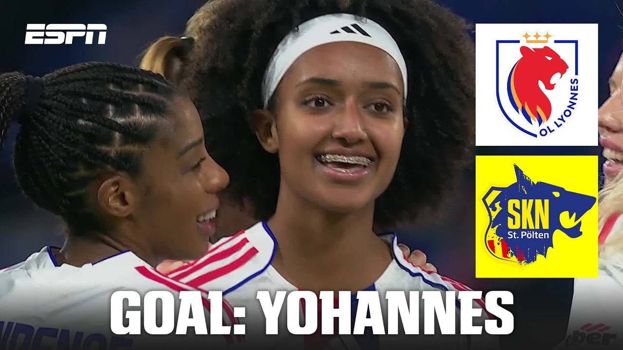 HALFWAY LINE GOAL! 3-0: Lily Yohannes scores stunner for OL Lyonnes | UEFA Women&rsquo;s Champions League