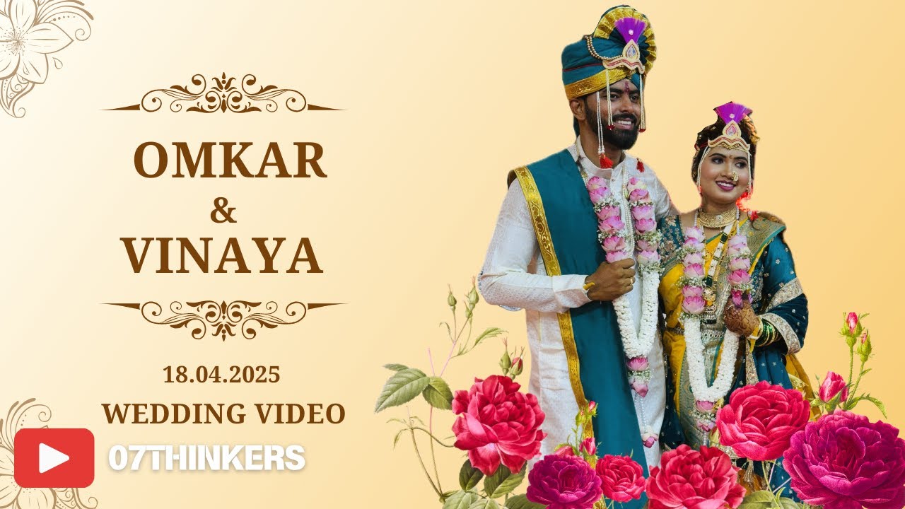 Celebration of Love | Dream Wedding of Omkar ❤️ Vinaya | Wedding Highlights! | Beautiful Love Story!