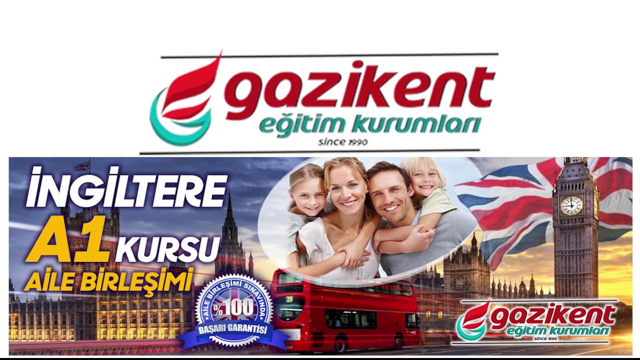 İngiltere Aile Birleşimi A1 Sınavına Girecek Adaylar İçin Örnek Sınav Formatı Videosu