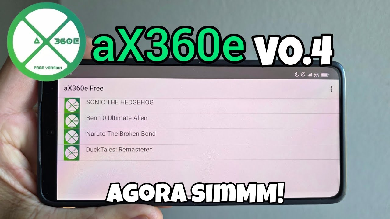 CHEGOU!! NOVO EMULADOR DE XBOX 360 PARA ANDROID O aXBOX360e V0.4 TESTE DE JOGOS 