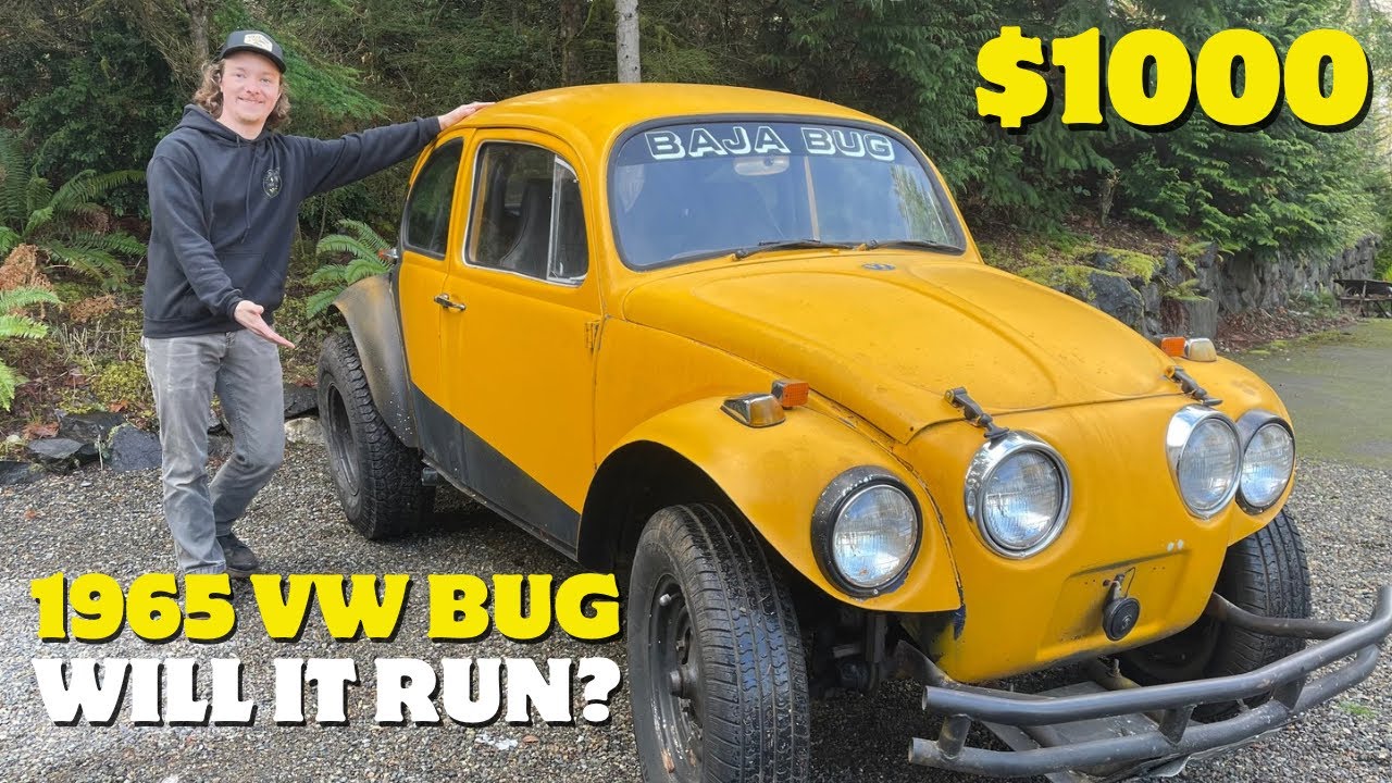 Abandoned 1965 Baja Bug Will it Run and Drive?