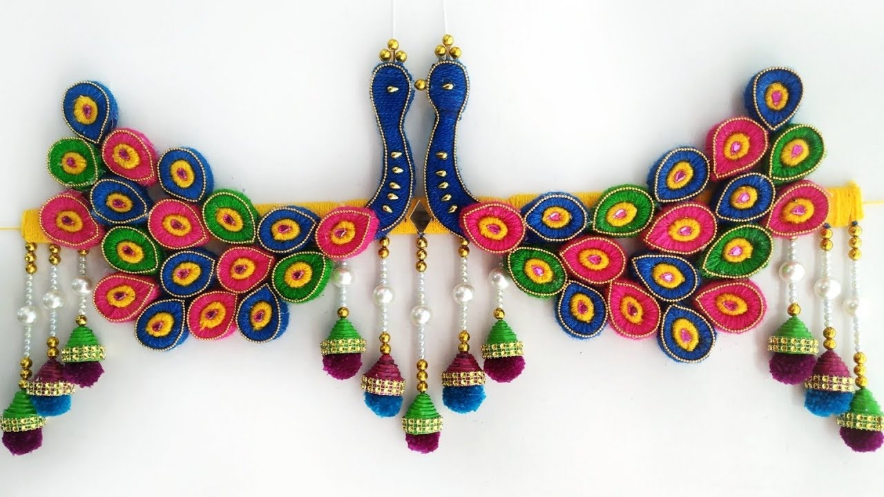 DIY Peacock Door Toran/Best Home Decoration Idea