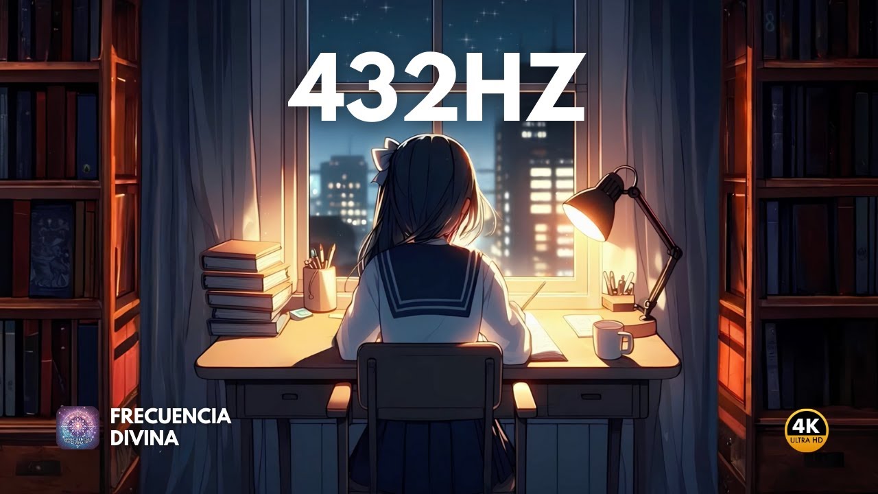 432 Hz Binaural - M&uacute;sica para Estudiar y Concentrarse | 2 Horas de Claridad Mental y Enfoque (4K)
