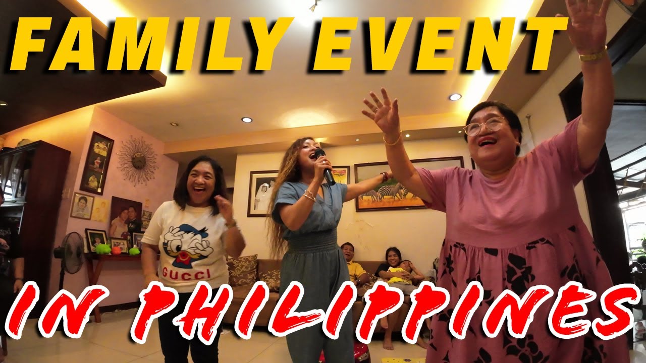 Baptism ceremony and party afterwards in Philippines 🇵🇭  My girlfriend's family in Manila is great !