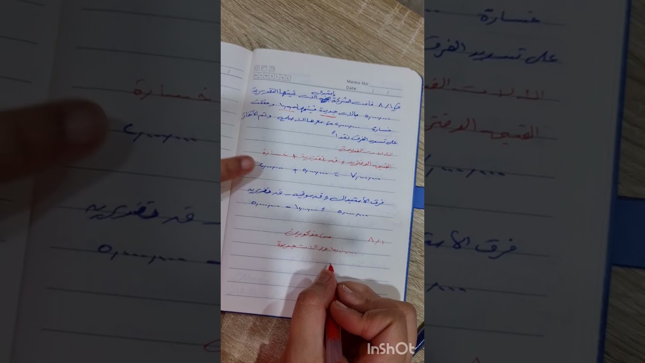 محاسبة مالية: عملية استبدال بخسارة 