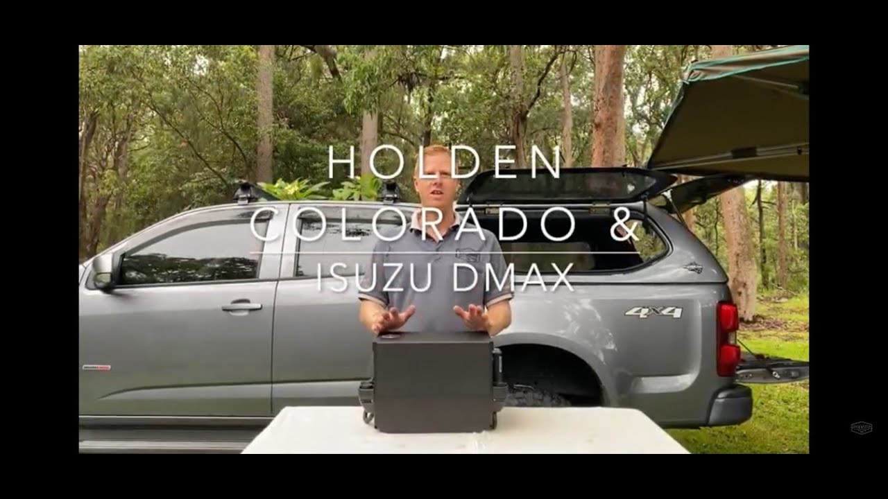 Isuzu Dmax - Holden Colorado tub mounted Redarc dual battery Kit