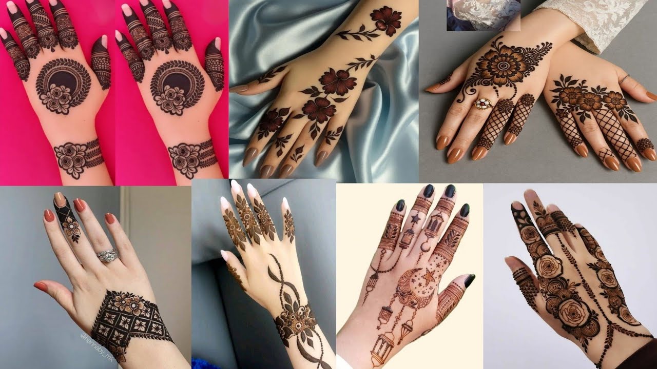 Very simple unique style mehndi design for back hand|new easy mehndi design 2026 | mehandi designs|