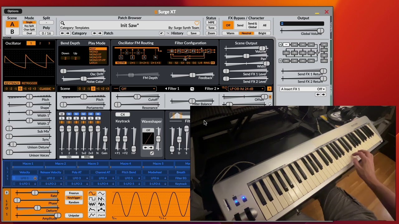 M-Audio Keystation 61 demo, 2025/08/14