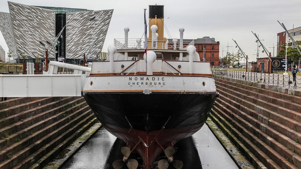 Walking Outside And On Board The SS Nomadic Titanic Belfast (Last White Star Line Ship In Existence)