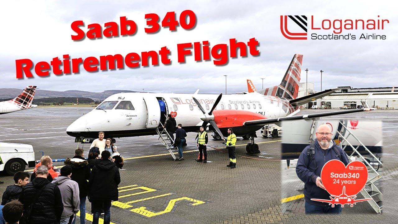 Loganair Saab 340 Retirement Flight - Trip Report
