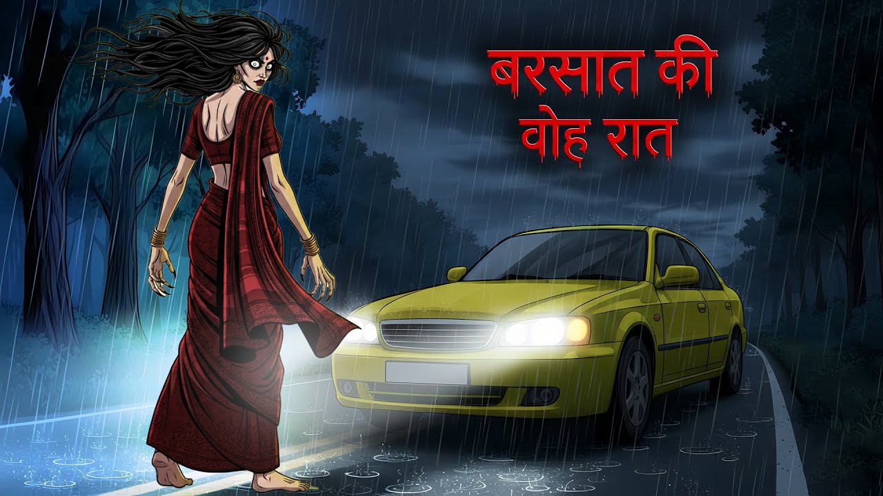 बरसात की वो रात | छलावा / Barsaat Ki Wo Raat Chhalawa Hindi Horror Story | Horror Animated Stories