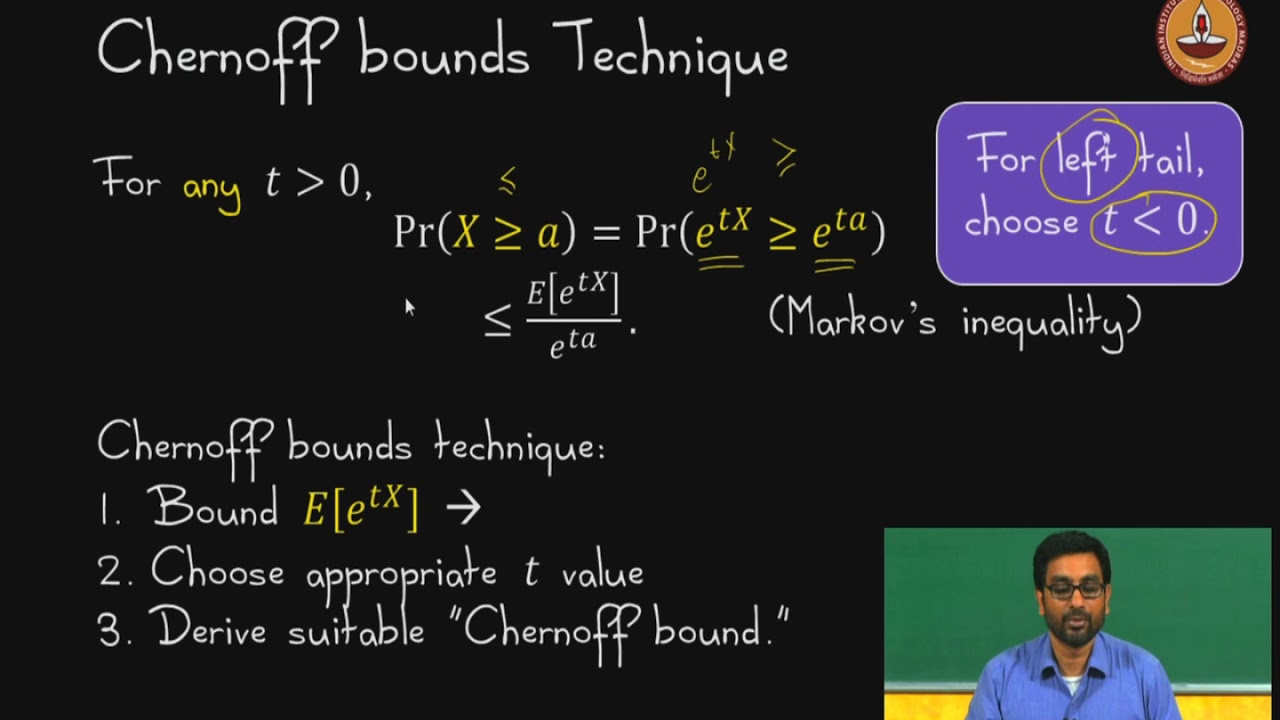 Tail Bounds I - Moment Generating Functions and Chernoff Bounds