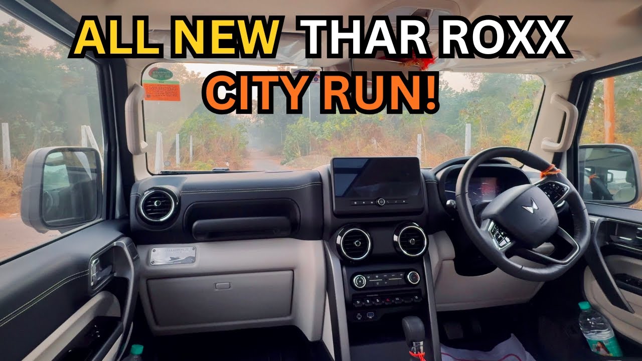 Thar ROXX POV City Drive 🚘 | Pure Cabin Sound & Road Noise!