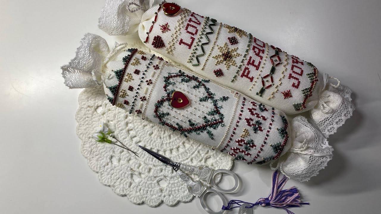 #515. Два сердечно-новогодних раритетных Mill Hill: от старта до оформления