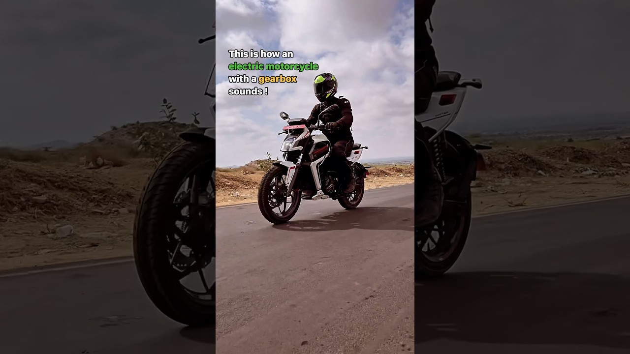 Gearshift Sound on an Electric Bike Ft. Matter Aera 5000+ | BikeWale #shorts
