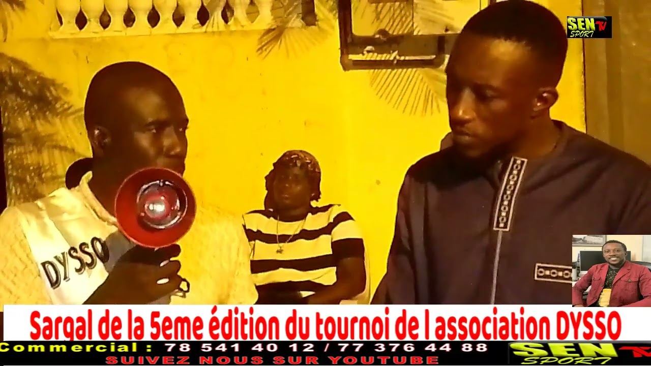 L e sargal de la 5 eme édition du tournoi de l association DYSSO 