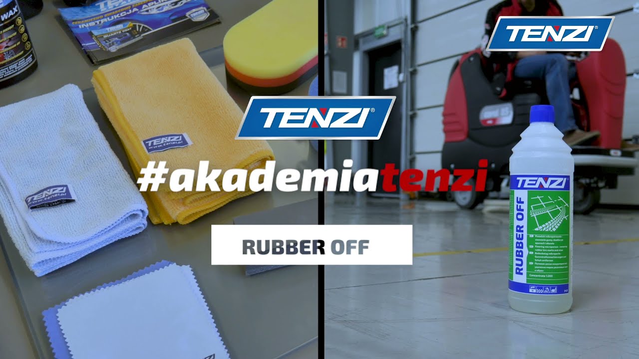 Skuteczne usuwanie śladów po butach, gumie i oponach  - Rubber Off od Tenzi