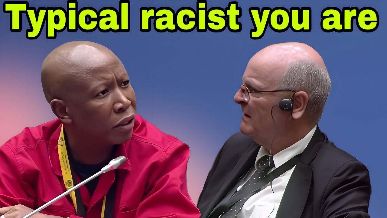 Julius Malema calls Paul O’Sullivan A Typical Racist & supremacist. FORCED TO APOLOGISE.