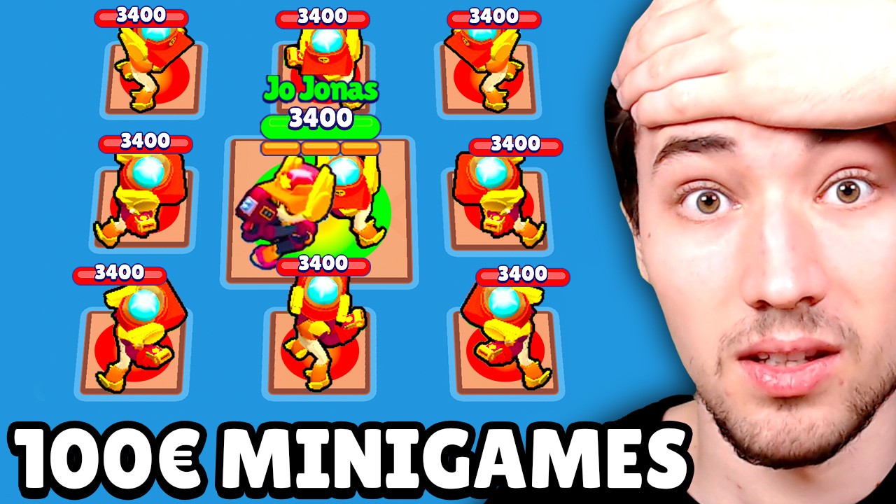 100€ MINIGAMES TURNIER gegen 100 SPIELER! 😱