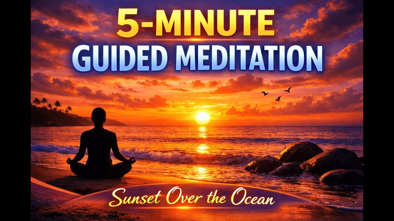 5 Minute Guided Meditation for Relaxation, Peace, and Happiness