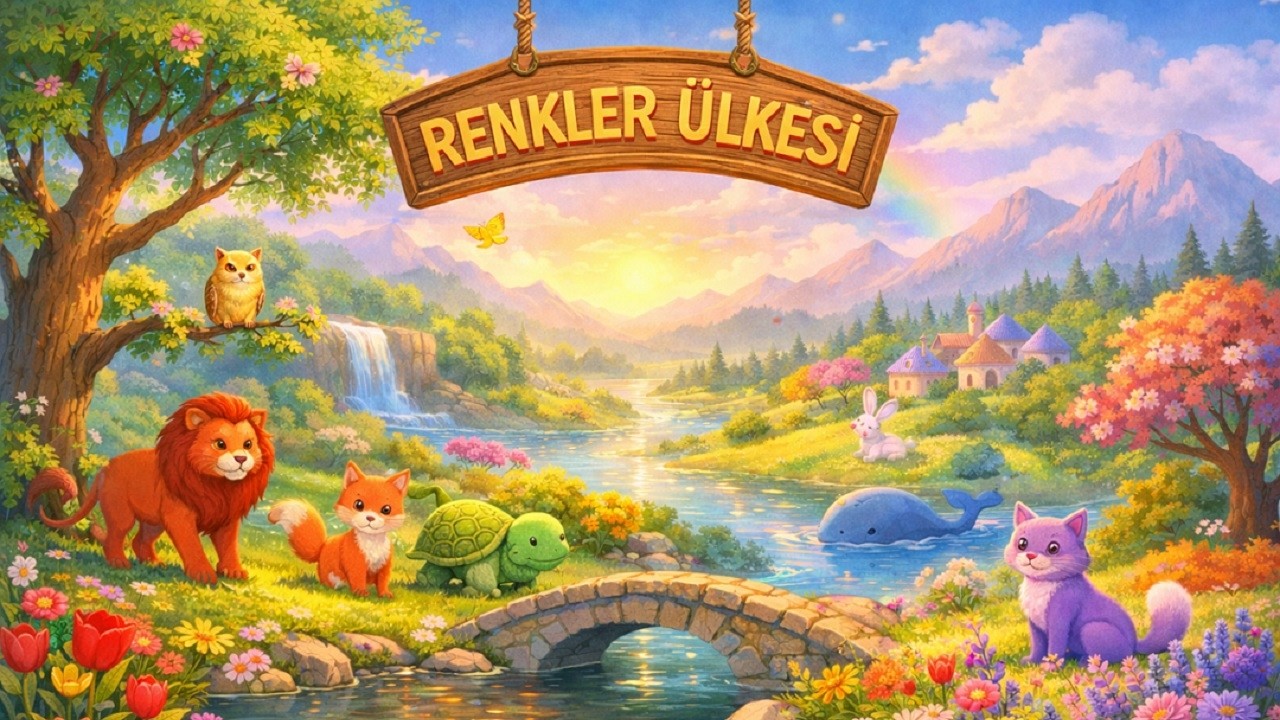 Renkler Ülkesi 🌈 | Uyku Masalı #uykumasalları #uykumasalı #çocukmasalları #çocukmasalı #renkler