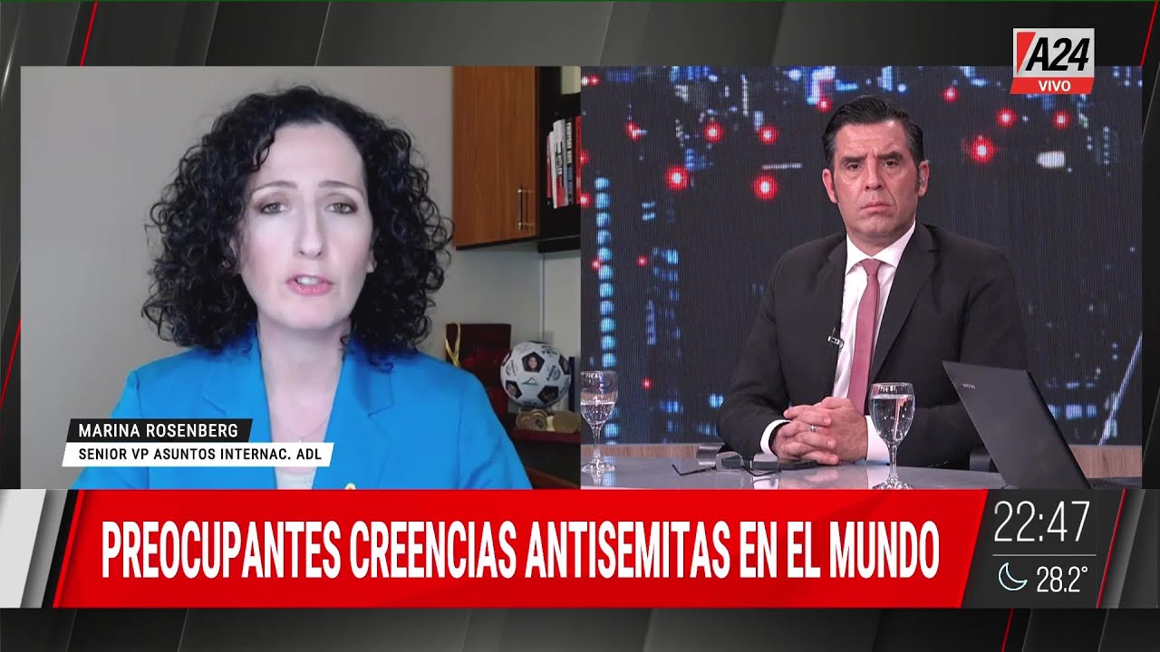 🔴EN ARGENTINA EL 39% DE LOS ADULTOS TIENE CREENCIAS ANTISEMITAS